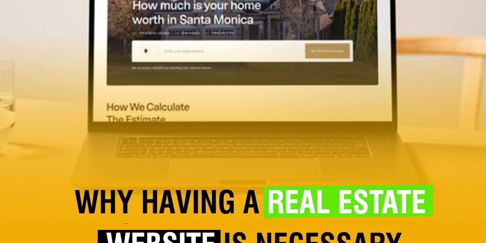 Real estate agent showcasing a property listing on a website