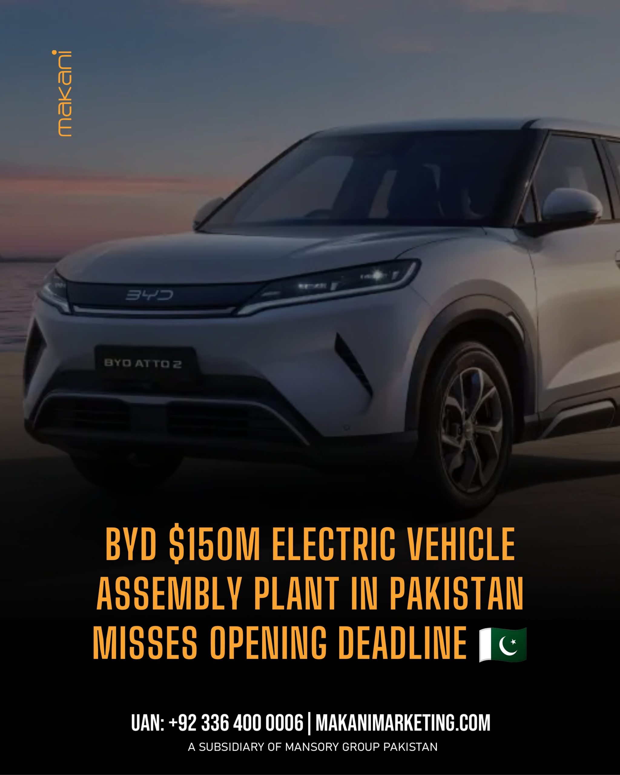 BYD Pakistan Electric Vehicle Assembly Plant