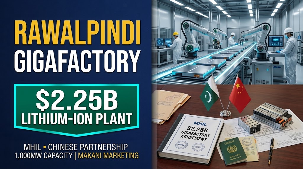 Margalla Heavy Industries Signs $2.25B Lithium-Ion Battery Deal with Chinese Partners: Historic Gigafactory in Rawalpindi