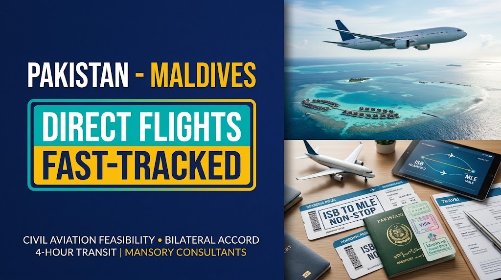 Pakistan & Maldives Fast-Track Direct Flights: PM Directs Civil Aviation for Immediate Feasibility Study