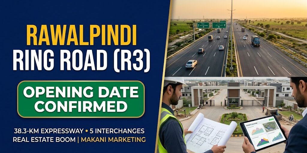 Rawalpindi Ring Road (R3) Opening Confirmed: 38.3-km Route, 5 Interchanges & Real Estate Impact