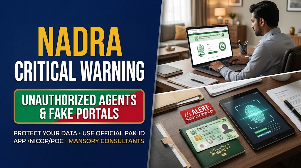 NADRA Issues Warning for Overseas Pakistanis: Beware of Fake Portals & Unauthorized Agents
