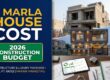 5 Marla House Construction Cost in Pakistan 2026 Grey Structure & Finishing Rates