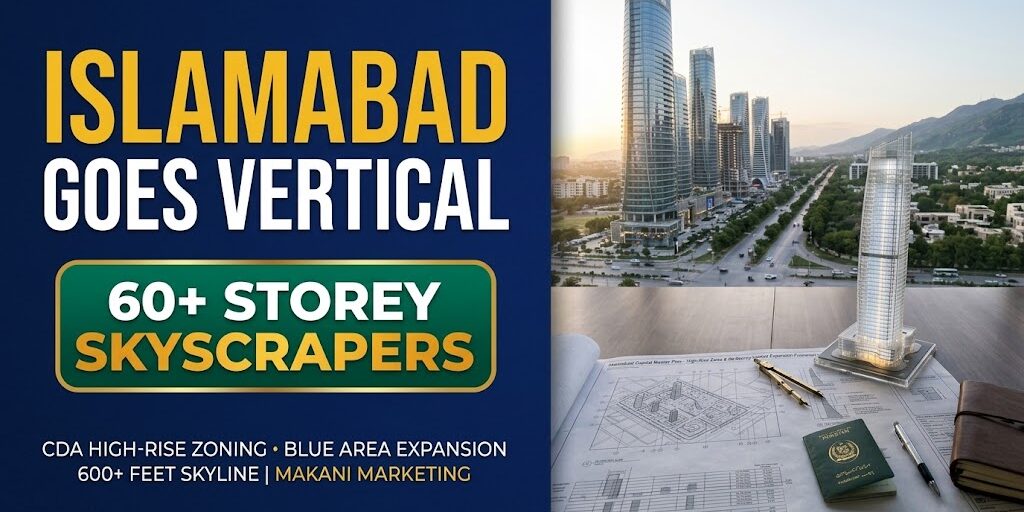 Islamabad Considers 60+ Storey Skyscrapers (600+ Feet): CDA and Government Evaluate Transformative Vertical Zoning for Capital Skyline