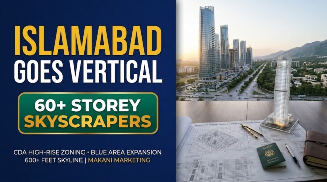 Islamabad Considers 60+ Storey Skyscrapers (600+ Feet): CDA and Government Evaluate Transformative Vertical Zoning for Capital Skyline Islamabad Considers 60+ Storey Skyscrapers (600+ Feet): CDA and Government Evaluate Transformative Vertical Zoning for Capital Skyline