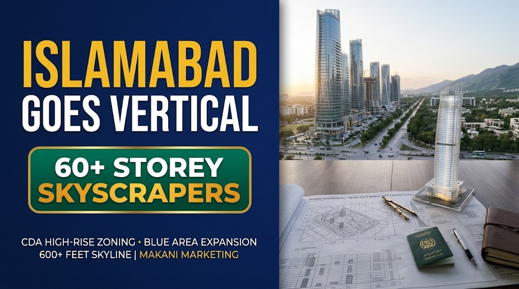 Islamabad Considers 60+ Storey Skyscrapers (600+ Feet): CDA and Government Evaluate Transformative Vertical Zoning for Capital Skyline