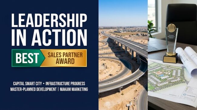 Shaping the Future of Real Estate: Makani Marketing CEO M. Mansoor Khan Honored at Capital Smart City Leadership Summit