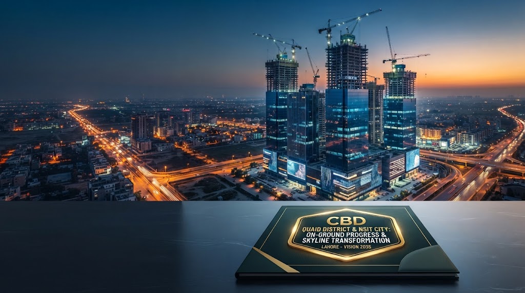 CBD Quaid District NSIT City Lahore Real Estate Progress