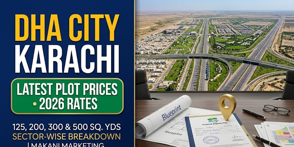 Dha Karachi latest plot rate DHA City Karachi Plot Prices 2026: Sector-Wise Rates, Map & Investment Guide