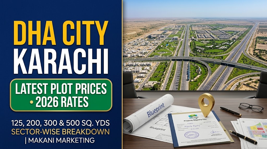 DHA City Karachi Plot Prices 2026: Sector-Wise Rates, Map & Investment Guide