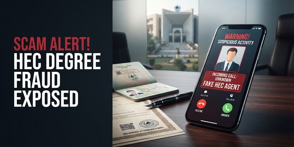 HEC Degree Attestation Fake Calls Scam Alert Pakistan