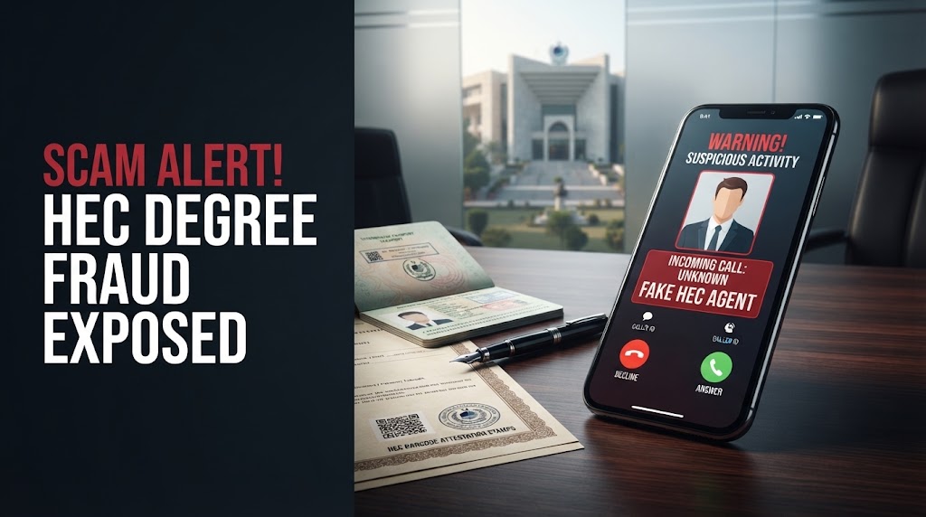 HEC Degree Attestation Fake Calls Scam Alert Pakistan