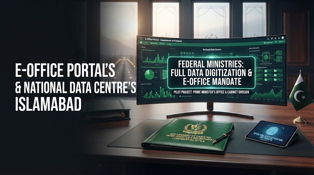 PM Shehbaz Sharif Federal Ministries Data Digitization E-Office