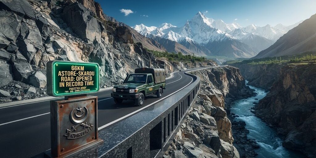 Pakistan Army Completes Astore Skardu Road 66km FWO