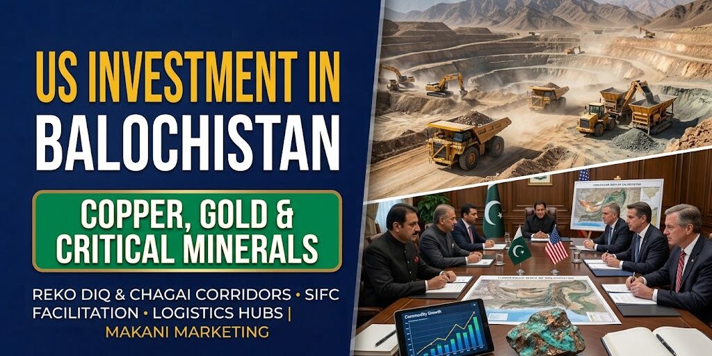 Pakistan Officially Invites US Investment for Mineral & Copper-Gold Mining in Balochistan Pakistan Officially Invites US Investment for Mineral & Copper-Gold Mining in Balochistan