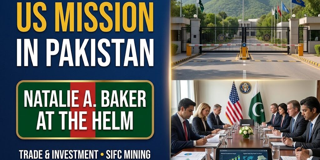 Natalie A. Baker Appointed Chargé d’Affaires of US Mission to Pakistan: Strategic Diplomatic & Economic Shift