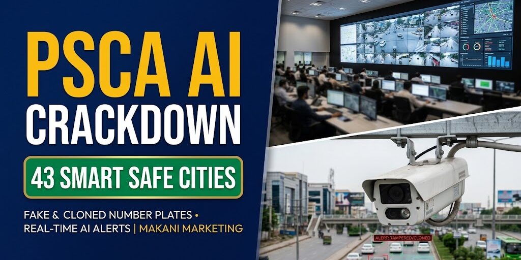 PSCA Launches AI-Powered Crackdown on Fake, Cloned & Tampered Number Plates Across 43 Smart Cities