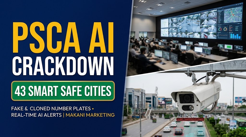 PSCA Launches AI-Powered Crackdown on Fake, Cloned & Tampered Number Plates Across 43 Smart Cities