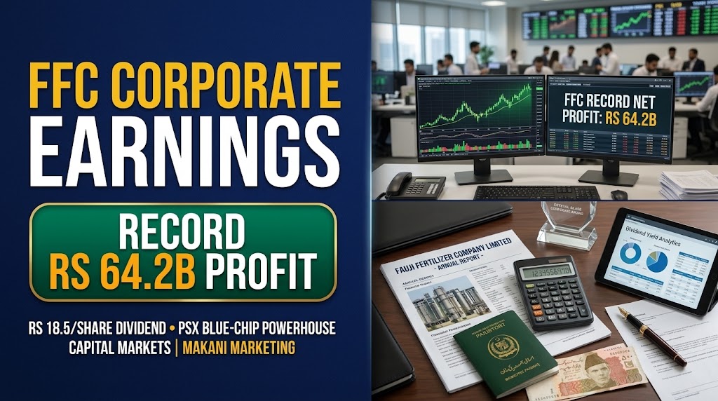Fauji Fertilizer (FFC) Posts Record Rs 64.2B Profit: Declares Rs 18.5/Share Dividend on Revenue Surge to Rs 327B