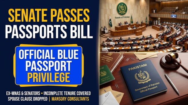 Mansory Consultants, Mansory Consultants Visa, Passports Amendment Bill 2026, Senate of Pakistan, Official Blue Passport, Ex Lawmakers Blue Passport, Passport Rules 2021, Ministry of Interior, DGI&P Pakistan, National Assembly Pakistan, Official Gratis Passport Mansory Consultants, Mansory Consultants Visa, Passports Amendment Bill 2026, Senate of Pakistan, Official Blue Passport, Ex Lawmakers Blue Passport, Passport Rules 2021, Ministry of Interior, DGI&P Pakistan, National Assembly Pakistan, Official Gratis Passport